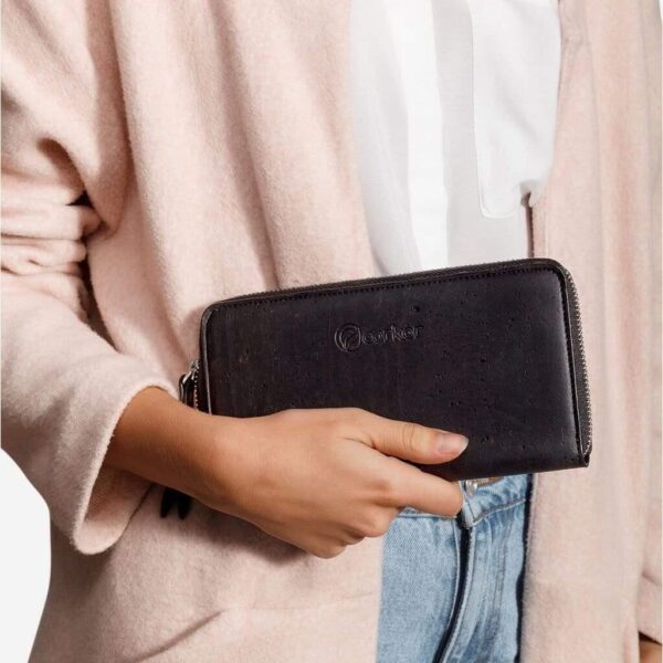 Vegan Leather Cork Wallet Long - Image 14