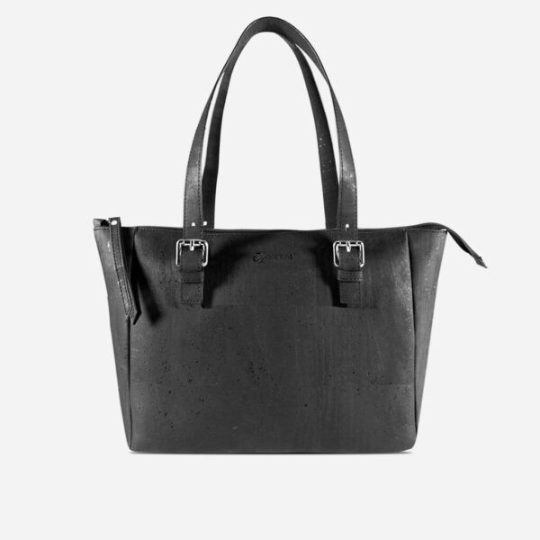 Vegan Leather Satchel Bag - Image 13