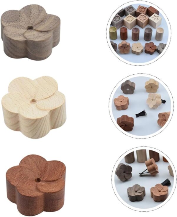 3Pcs Natural Wood Essential Oil Diffuser for Aromatherapy - Image 6