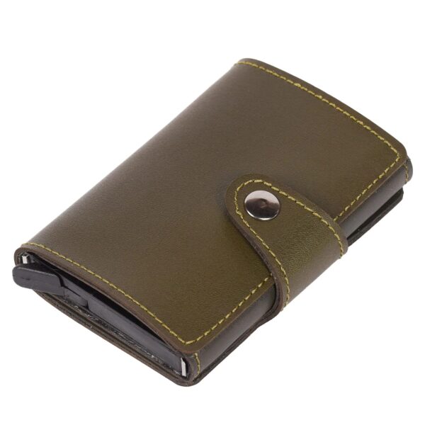 Konk - Synthetic Leather RFID Protection Pop-Op Cardholder - Image 5