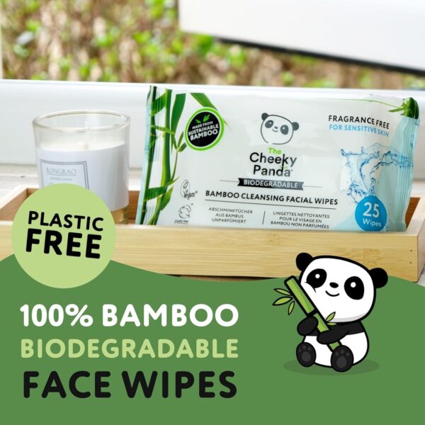 Premium Sustainable Face Wipes Eye Makeup Remover | Coconut Scented (Pack of 25) - Image 4