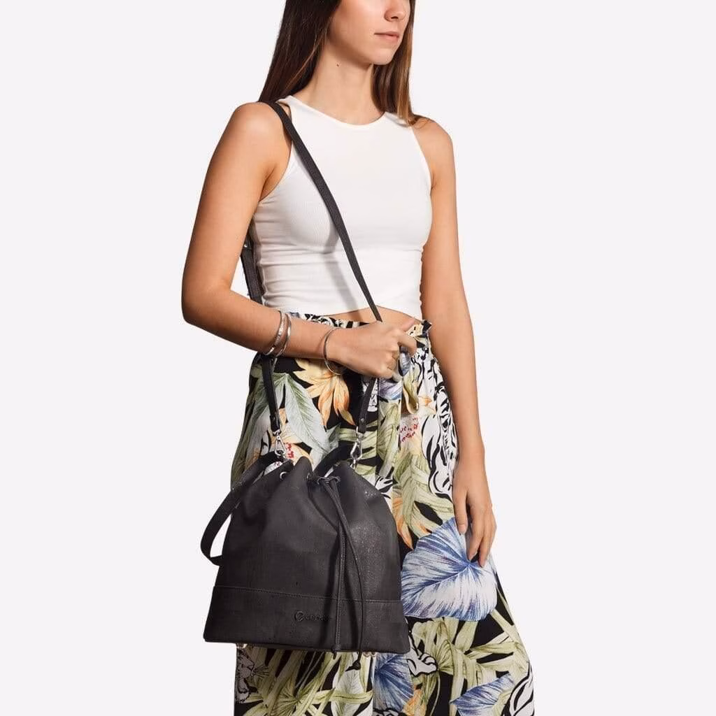 Cork Bucket Bag - Image 9