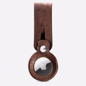 Vegan Leather Airtag Loop Holder for Apple | Cork