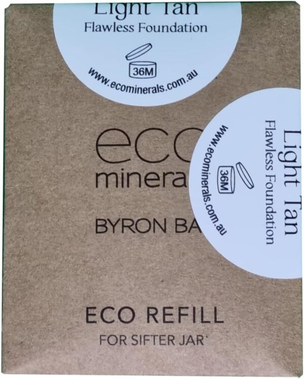Australian Eco Minerals Flawless Foundation Refill 8 G, Light Tan