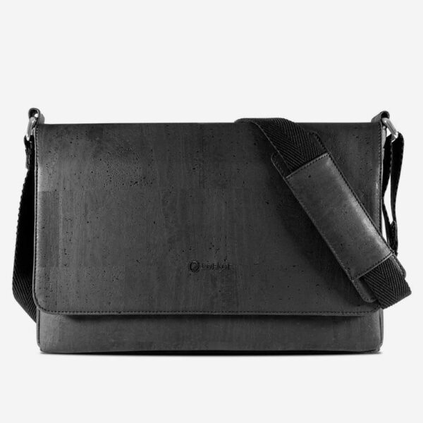 Vegan Leather Messenger Bag - Image 7
