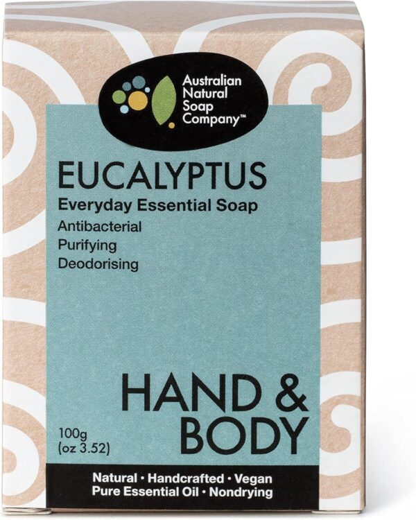 Biodegradable Australian-made Eucalyptus Everyday Soap 100G - Image 2