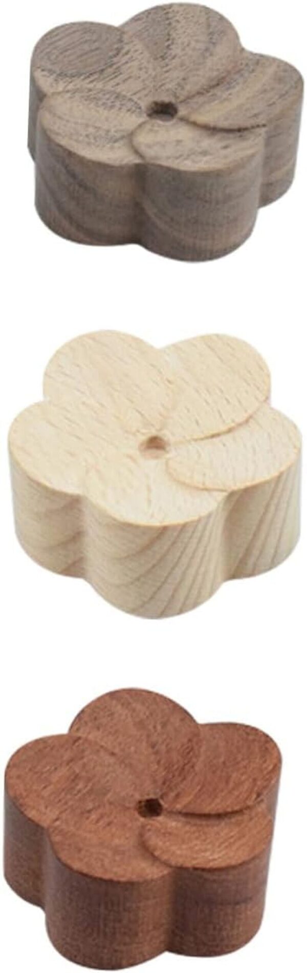 3Pcs Natural Wood Essential Oil Diffuser for Aromatherapy
