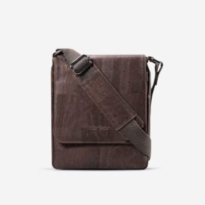 Vegan Leather Messenger Bag Medium