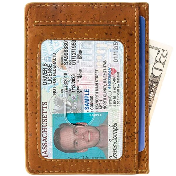 Vegan Leather Cards Holder RFID Safe - Image 17