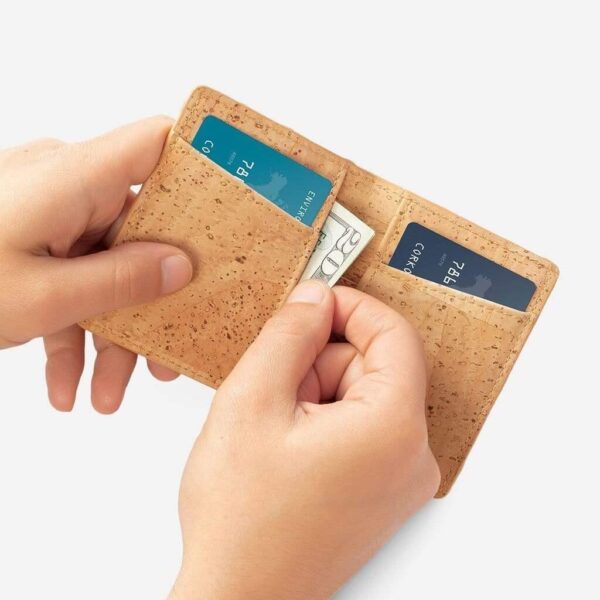 Vegan Leather Minimalist Wallet - Image 9
