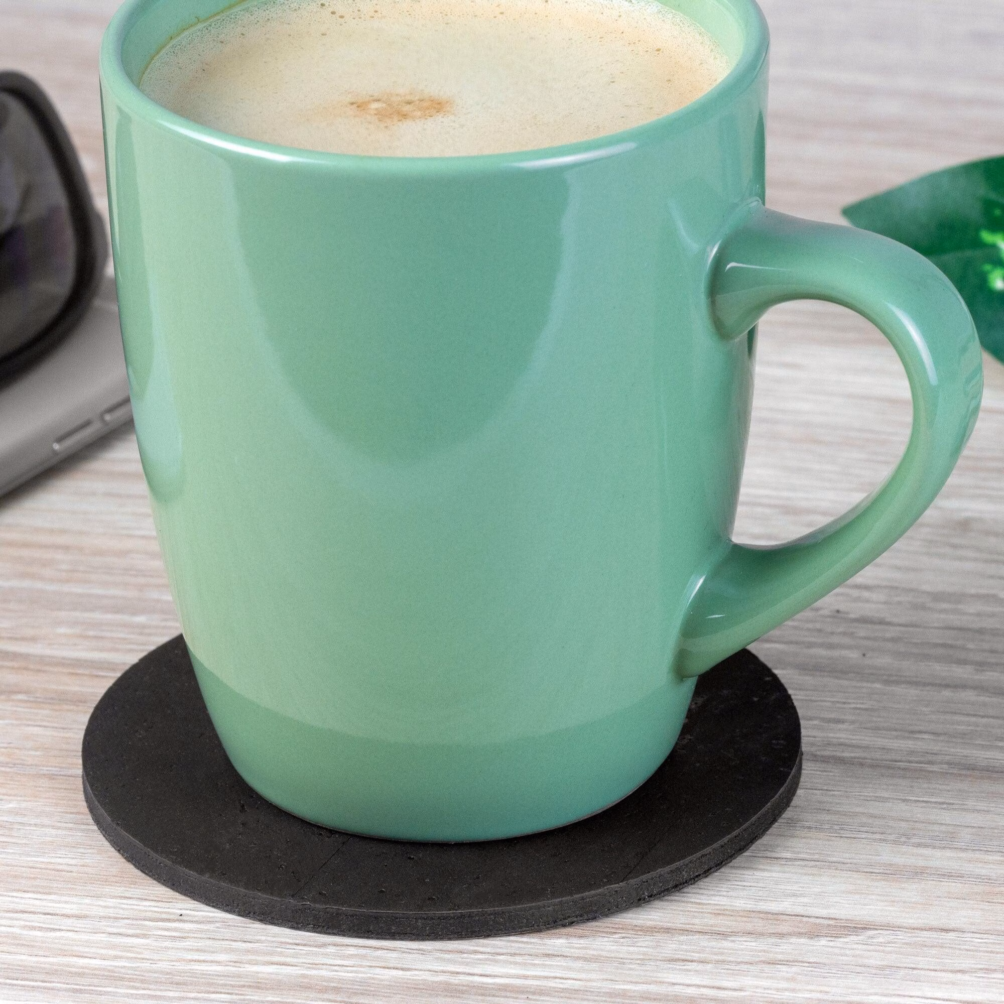 Vegan Leather Cork Coasters - Set of 4 - Image 15