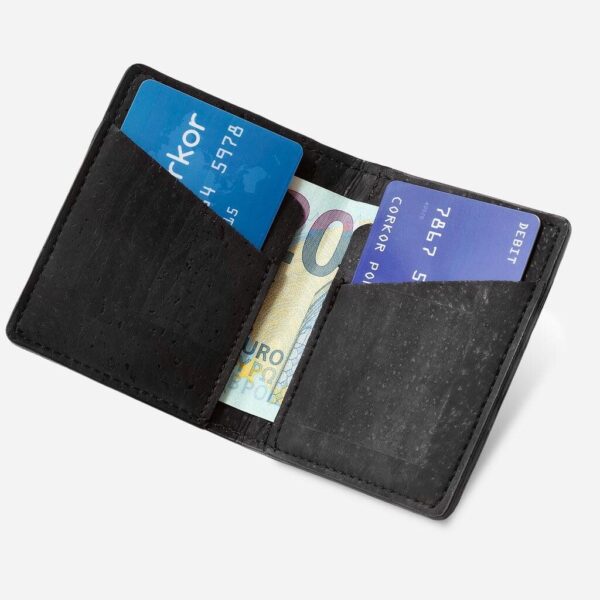 Slim Vegan Cork Leather Wallet - Image 14