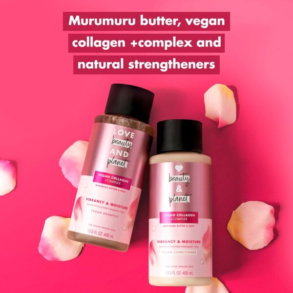 Vegan Collagen Moisture Conditioner Murumuru Butter & Rose 13.5Oz - Image 7