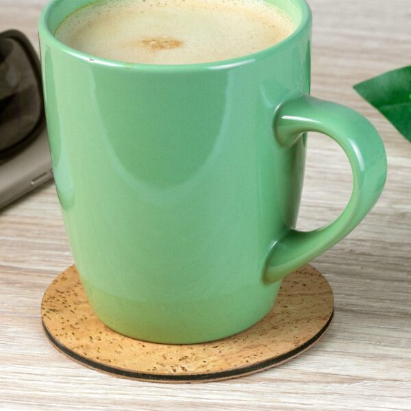 Vegan Leather Cork Coasters - Set of 4 - Image 9
