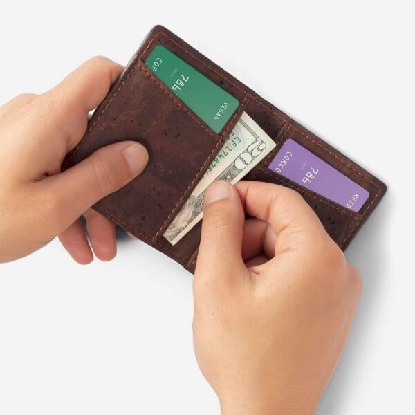 Vegan Leather Minimalist Wallet - Image 3