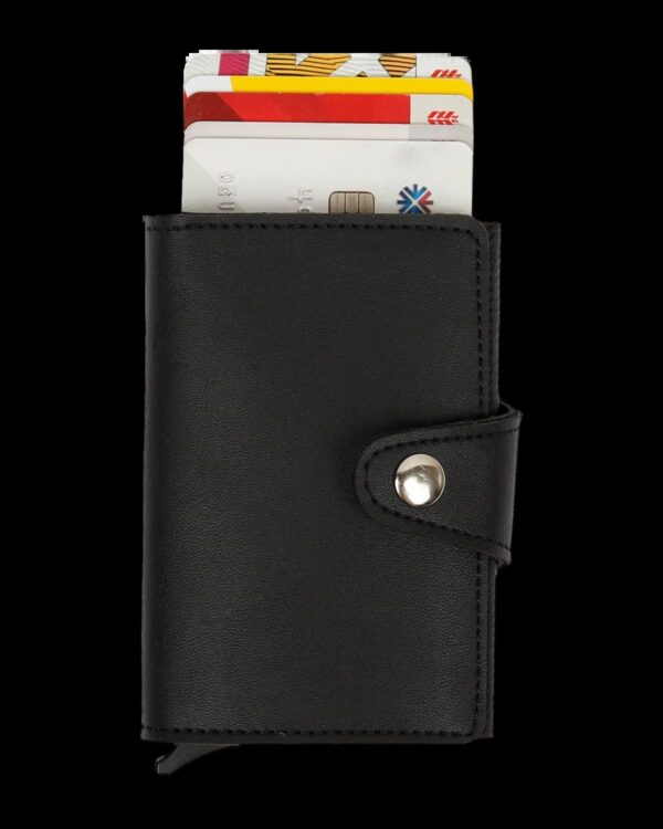 Konk - Synthetic Leather RFID Protection Pop-Op Cardholder