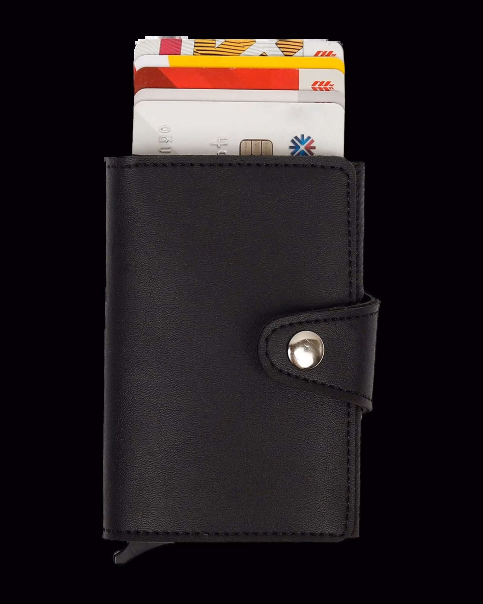Konk - Synthetic Leather RFID Protection Pop-Op Cardholder