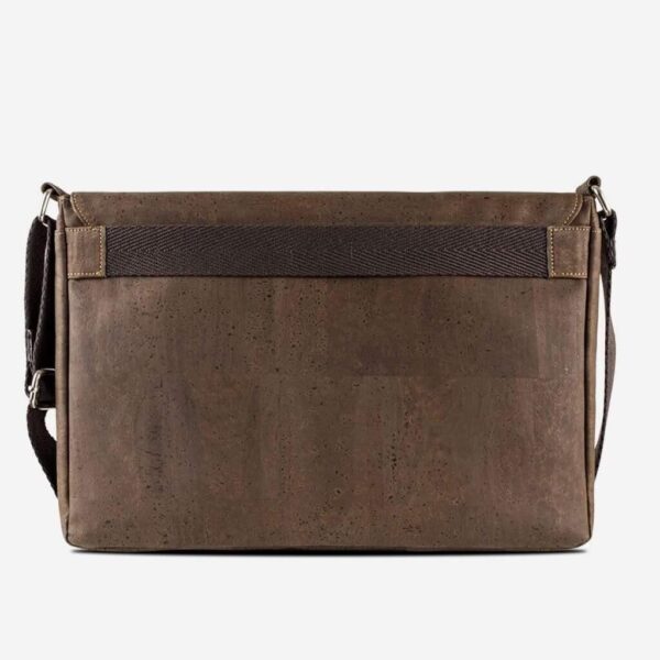 Vegan Leather Messenger Bag - Image 4