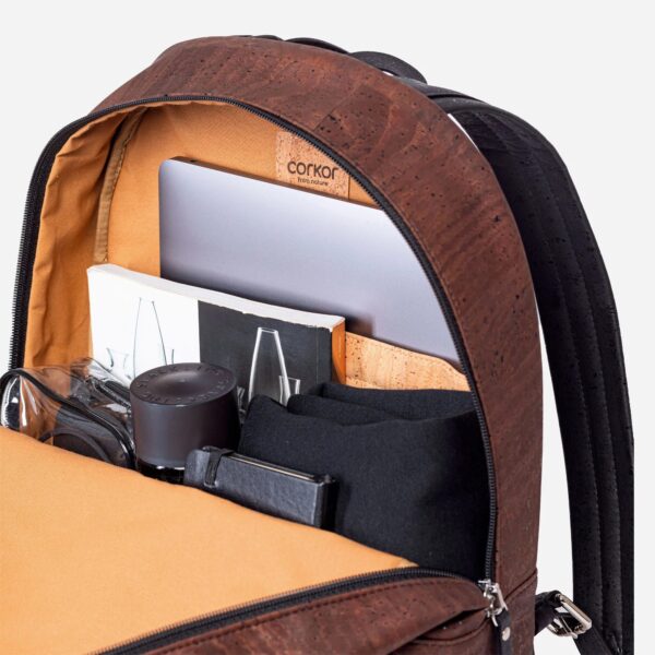 Vegan Cork Leather Backpack Unisex - Image 11