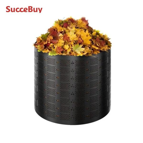 Succebuy Compost Bin 220Gal Outdoor Expandable Compost Easy to Setup & Large Capacity Composting Bin Fast Creation Fertile Soil - Image 2
