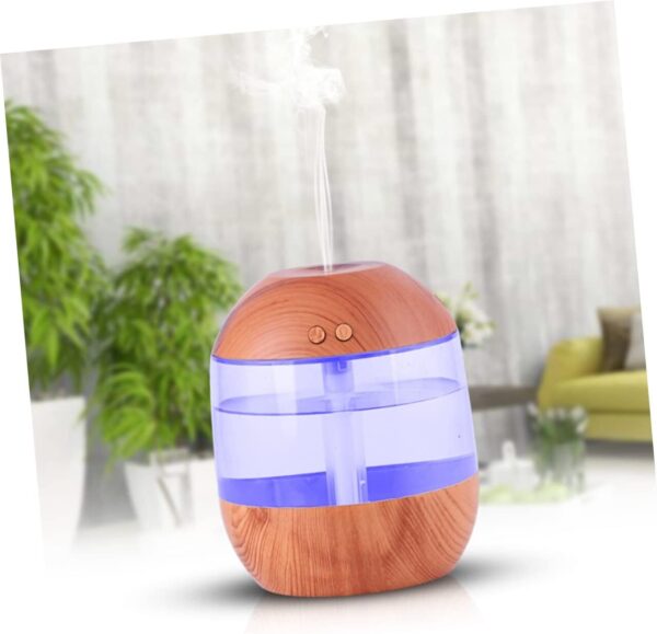Wooden Essential Oil Diffuser Humidifier Night Light 700Ml Diffuser for Aromatherapy - Image 4