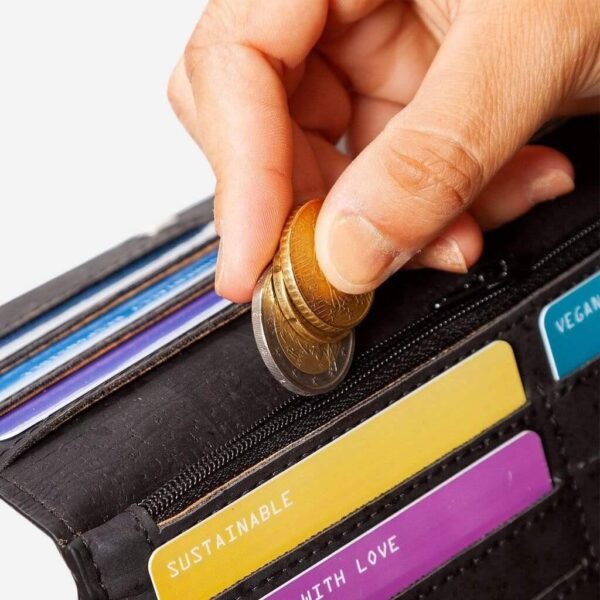 Vegan Leather Slim Women Wallet - Image 15