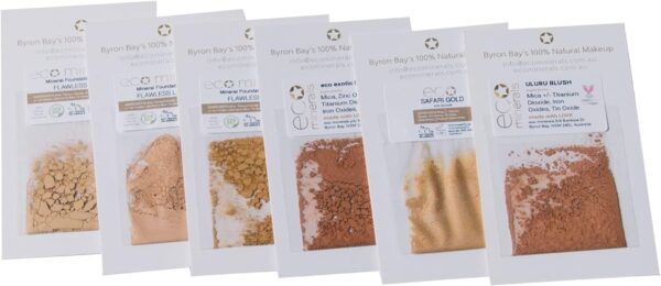 Australian Eco Minerals Flawless Makeup Sample Pack for Medium/Tanned Matte Finish