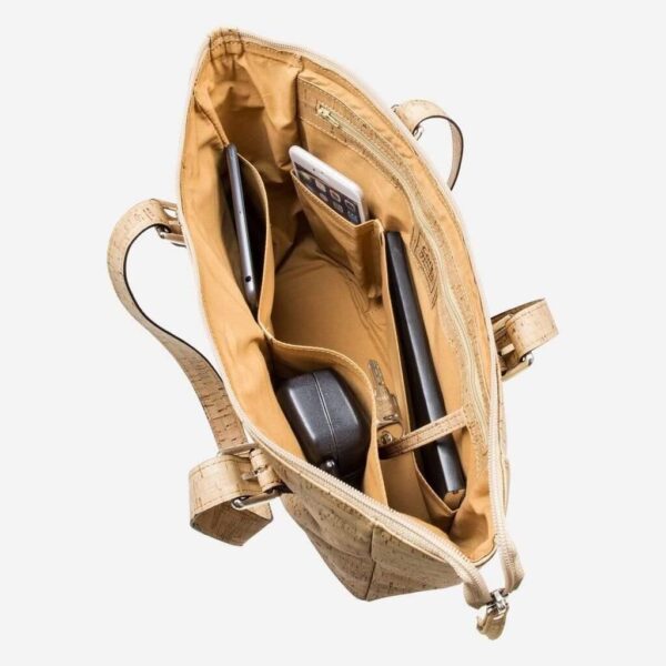 Vegan Leather Satchel Bag - Image 3