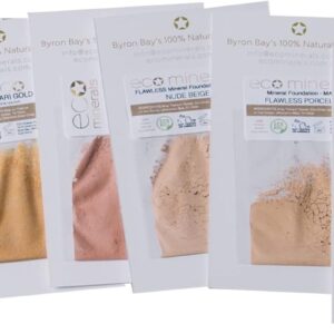 Australian Eco Minerals Flawless Makeup Sample Pack for Light/Fair Matte Finish