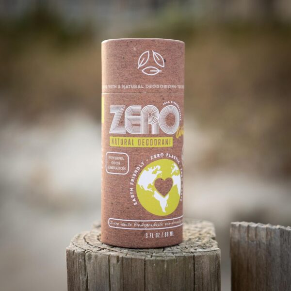 Zero Waste Dual-Strength Natural Deodorant 100% Biodegradable, Earth-Friendly, Cardboard Push-Up Tube, Plastic Free, Compost Friendly - Image 3