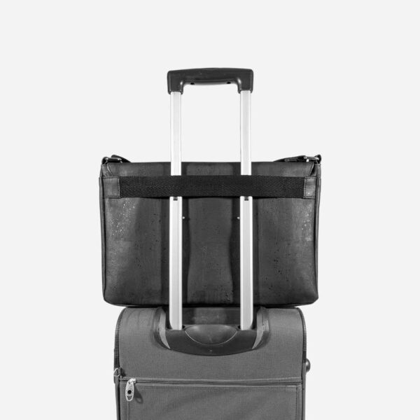 Vegan Leather Messenger Bag - Image 11