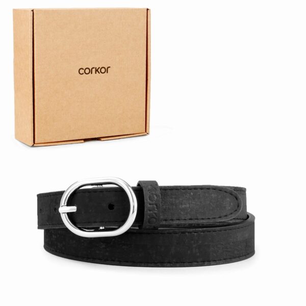 Vegan Cork Leather Belt 25Mm - Image 18