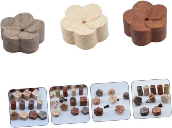 3Pcs Natural Wood Essential Oil Diffuser for Aromatherapy - Image 3