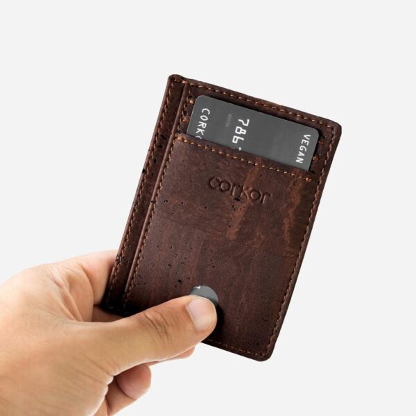 Vegan Leather Cards Holder RFID Safe - Image 2