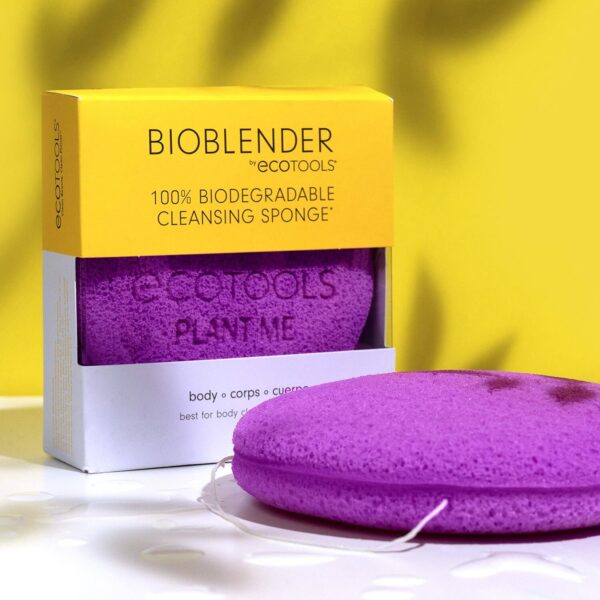 Eco Tools Bioblender by Body Cleansing Sponge, Purple - Image 8