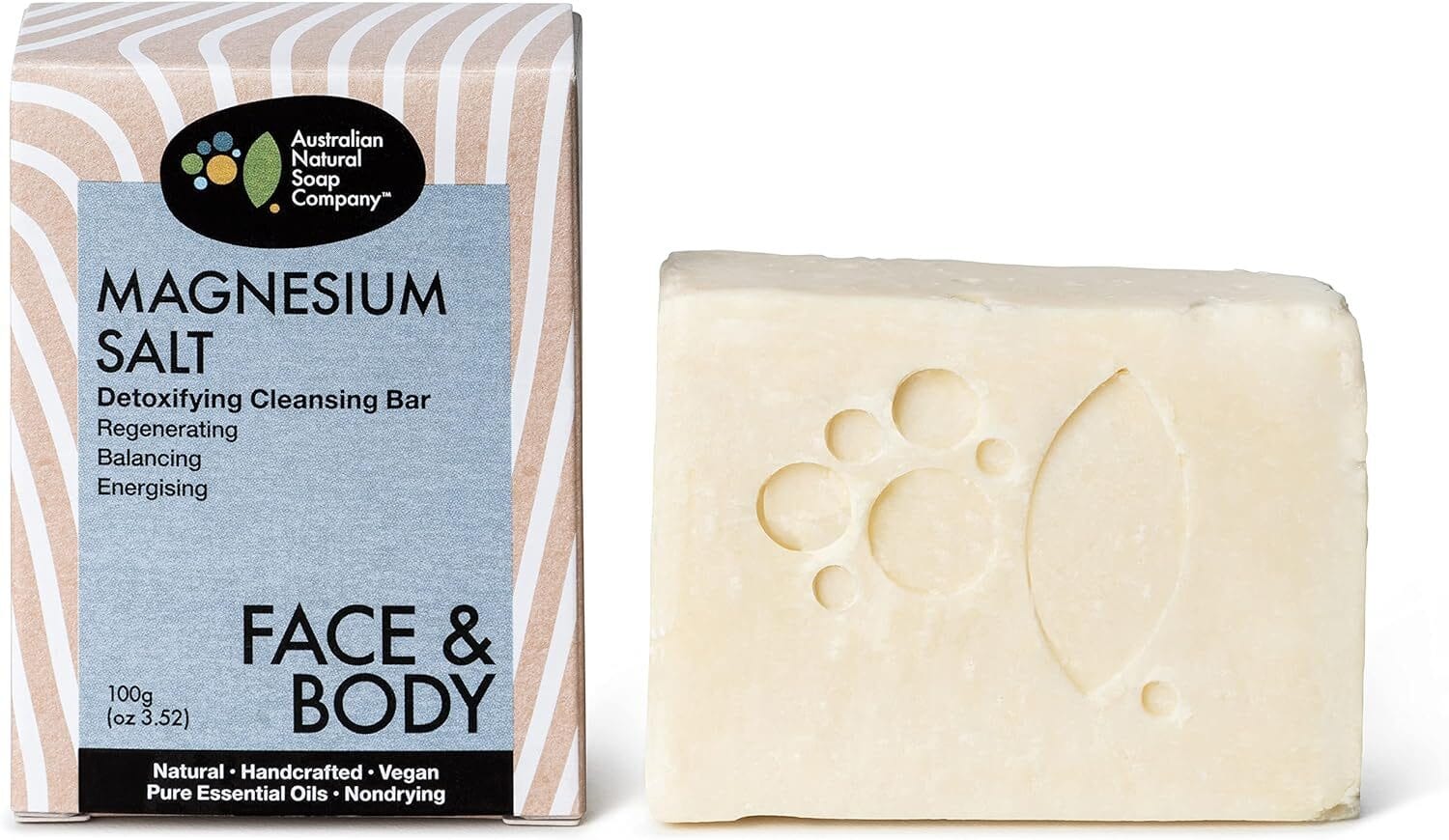 Australian-made Vegan Magnesium Salt Detoxifying Cleanser 100G