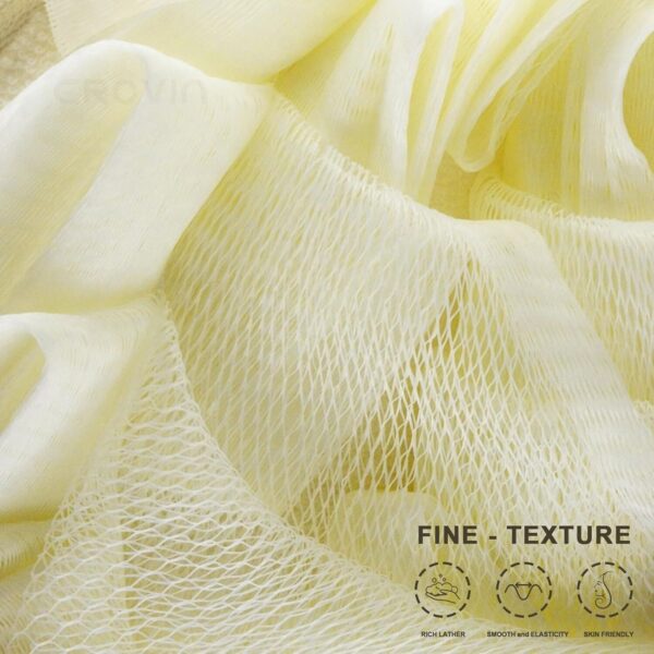 Bath Shower Pouf Sponge-4 Packs Eco-Friendly Exfoliating Mesh Pouf Sponge - Image 2