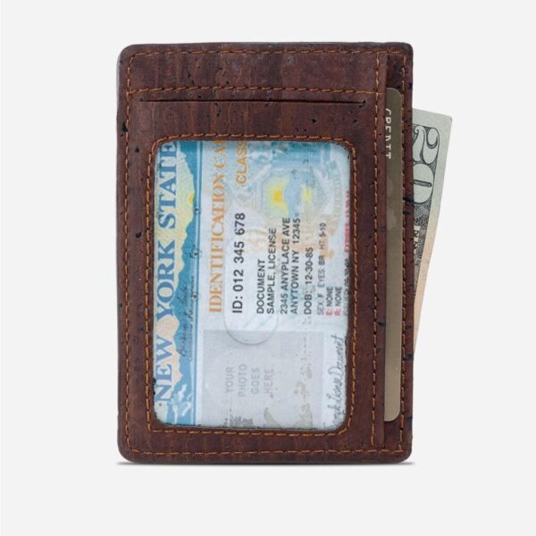 Vegan Leather Cards Holder RFID Safe - Image 5