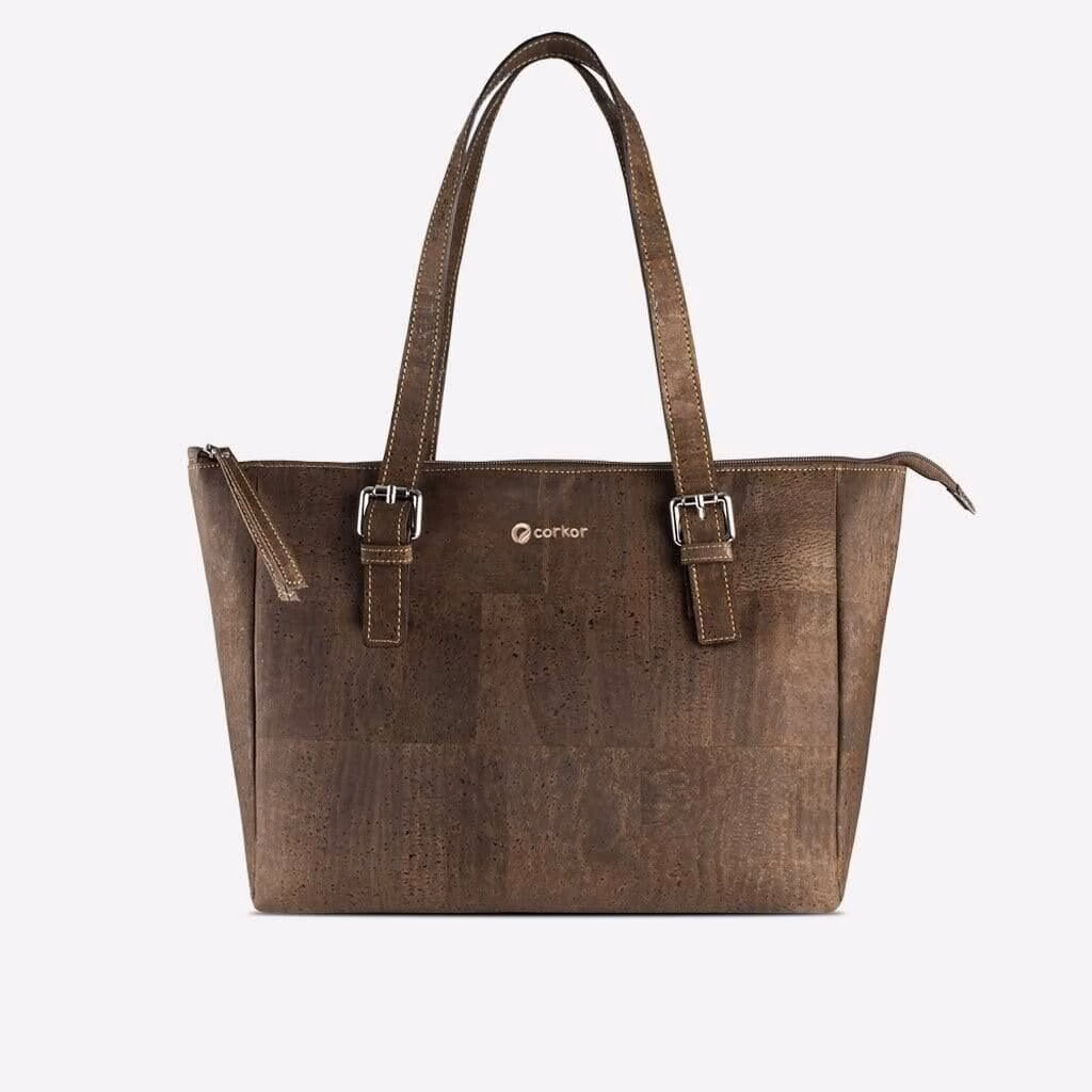 Vegan Leather Satchel Bag - Image 5