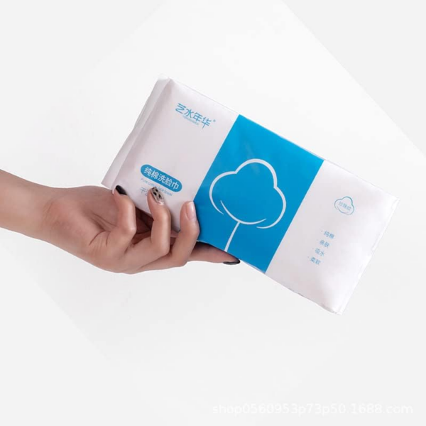 Soft and Dry Wipe, 100% Cotton, Disposable Face Towel, Lint Free (Count 100) x 3 - Image 9