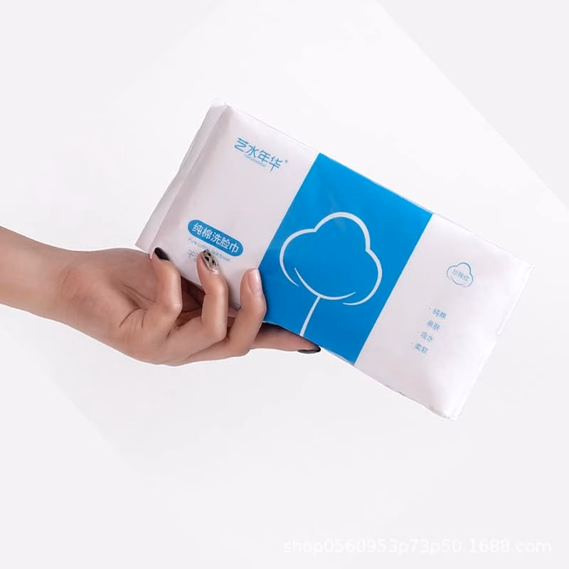 Soft and Dry Wipe, 100% Cotton, Disposable Face Towel, Lint Free (Count 100) x 3 - Image 9