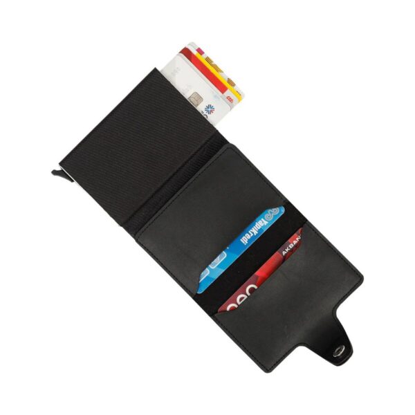 Konk - Synthetic Leather RFID Protection Pop-Op Cardholder - Image 3