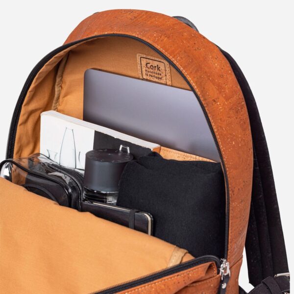 Vegan Cork Leather Backpack Unisex - Image 19
