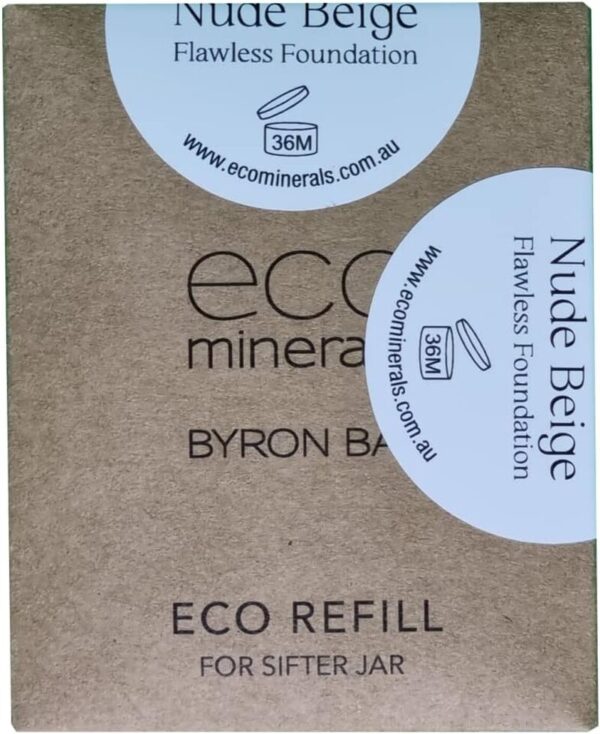 Australian Eco Minerals Flawless Foundation Refill 8 G, Nude Beige