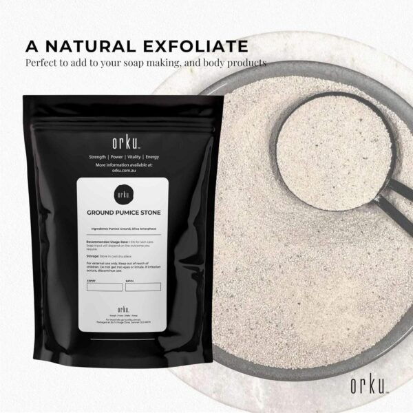 400G Ground Pumice Stone Granular Powder Eco Exfoliant Body Scrub Soap Additive - Image 4