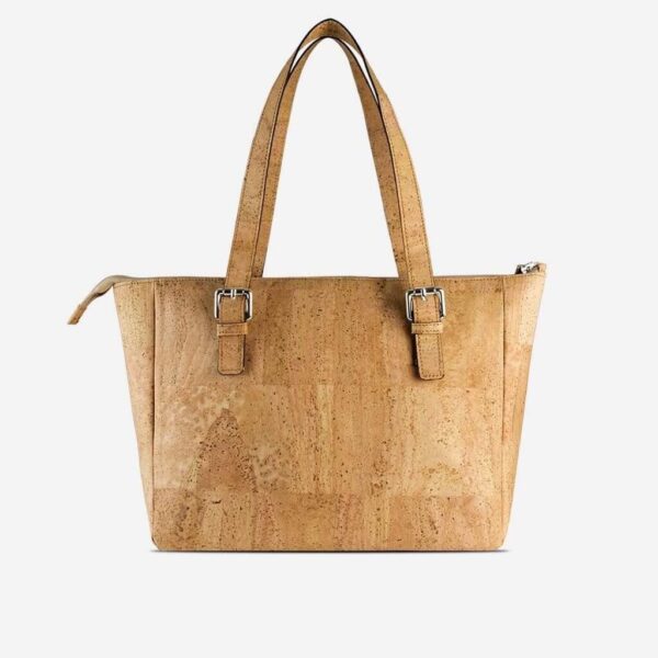 Vegan Leather Satchel Bag - Image 12
