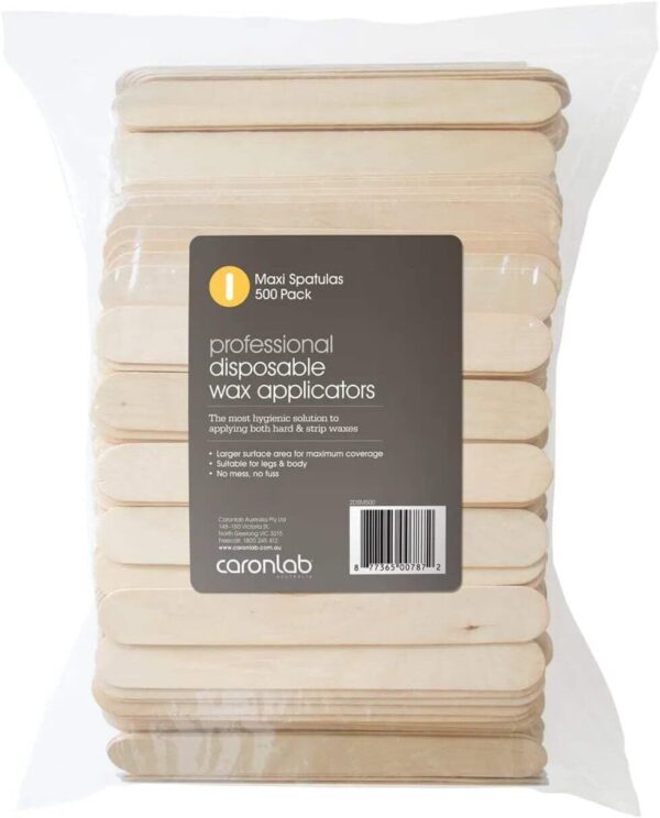 Disposable Wooden Spatula Maxi 500 Pack