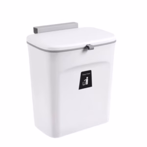 7/10L Wall Mounted Trash Can Household Galley Waste Bin Hanging Bathroom Trash Can with Lid Food Garbage Bin Kitchen Accessories