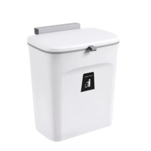 7/10L Wall Mounted Trash Can Household Galley Waste Bin Hanging Bathroom Trash Can with Lid Food Garbage Bin Kitchen Accessories