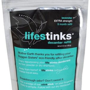 Australian Duggan Sisters Lifestinks Extra Strength Lavender Deodorant Refill 130Ml Aluminium Free
